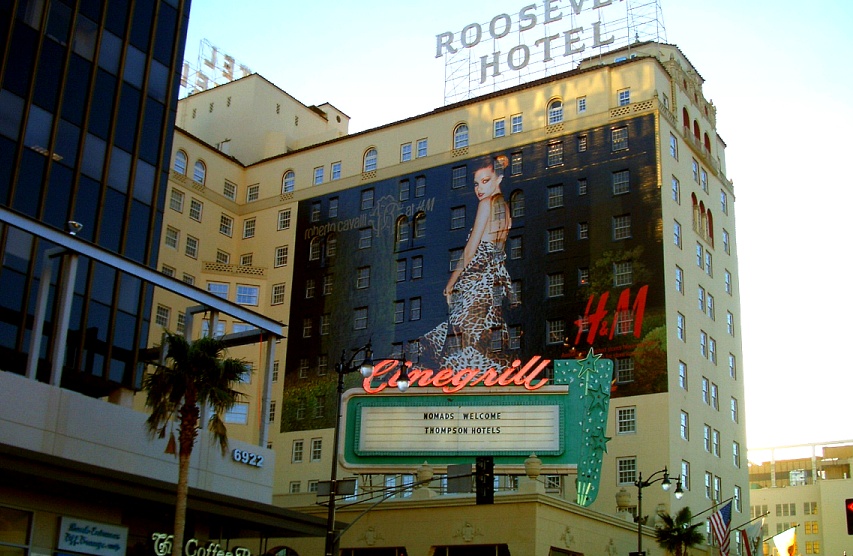 Roosevelt Hotel Hollywood with Cavalli